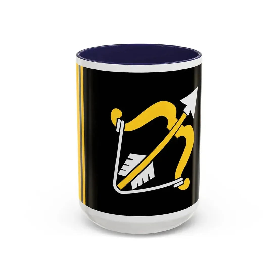 Flag of Southern Savonia Finland - Accent Coffee Mug 15oz Navy - Go Mug Yourself
