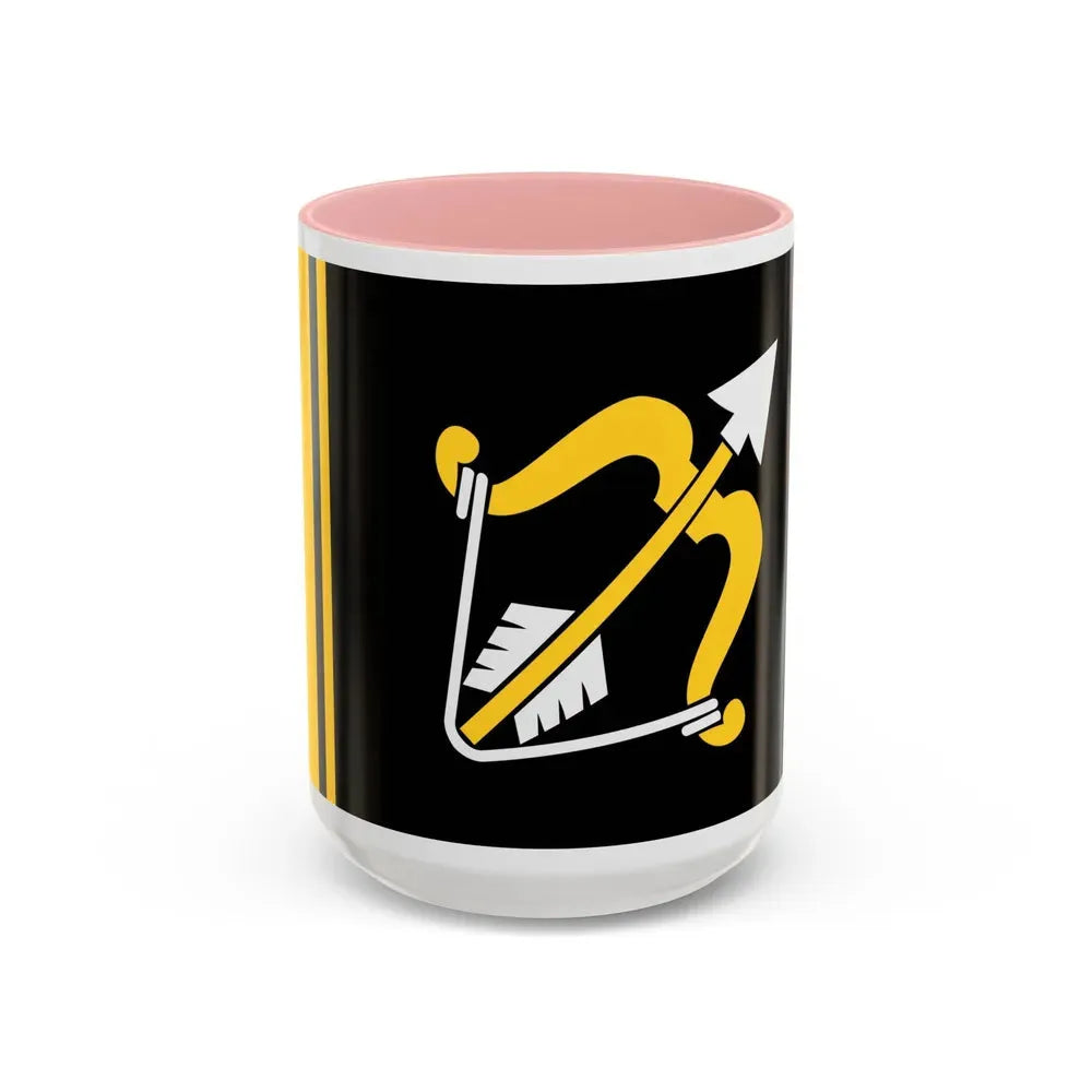 Flag of Southern Savonia Finland - Accent Coffee Mug 15oz Pink - Go Mug Yourself