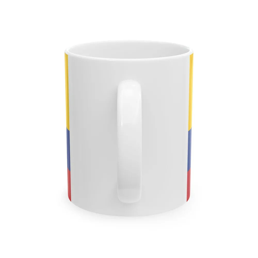 Flag of Sovereign State of Antioquia (Colombia) White Coffee Mug - Go Mug Yourself