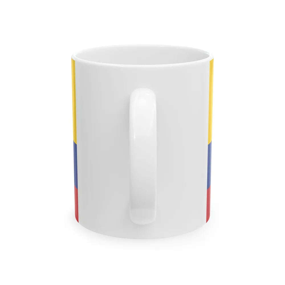 Flag of Sovereign State of Boyaca (Colombia) White Coffee Mug - Go Mug Yourself