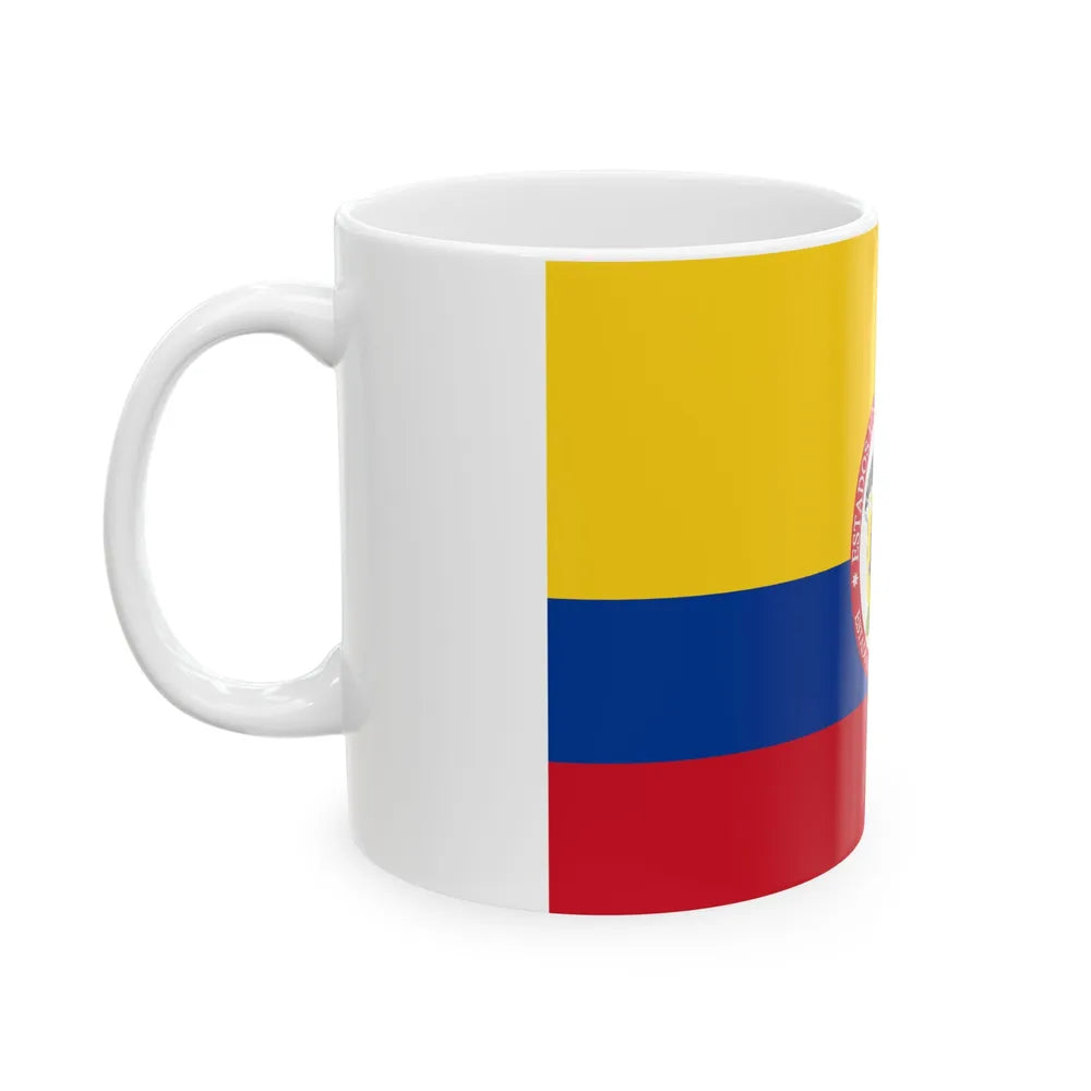 Flag of Sovereign State of Cauca (Colombia) White Coffee Mug - Go Mug Yourself