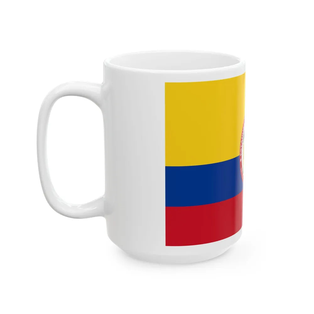 Flag of Sovereign State of Cauca (Colombia) White Coffee Mug - Go Mug Yourself