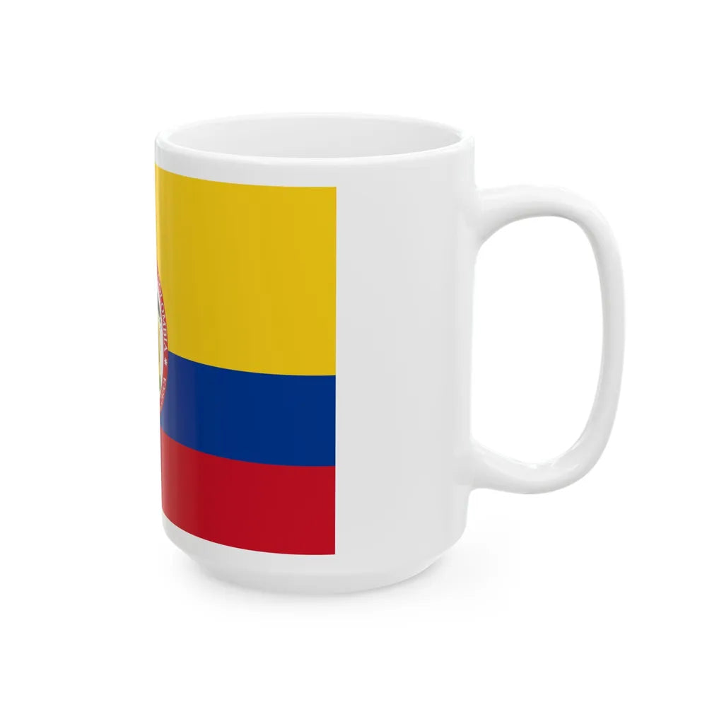 Flag of Sovereign State of Cauca (Colombia) White Coffee Mug - Go Mug Yourself
