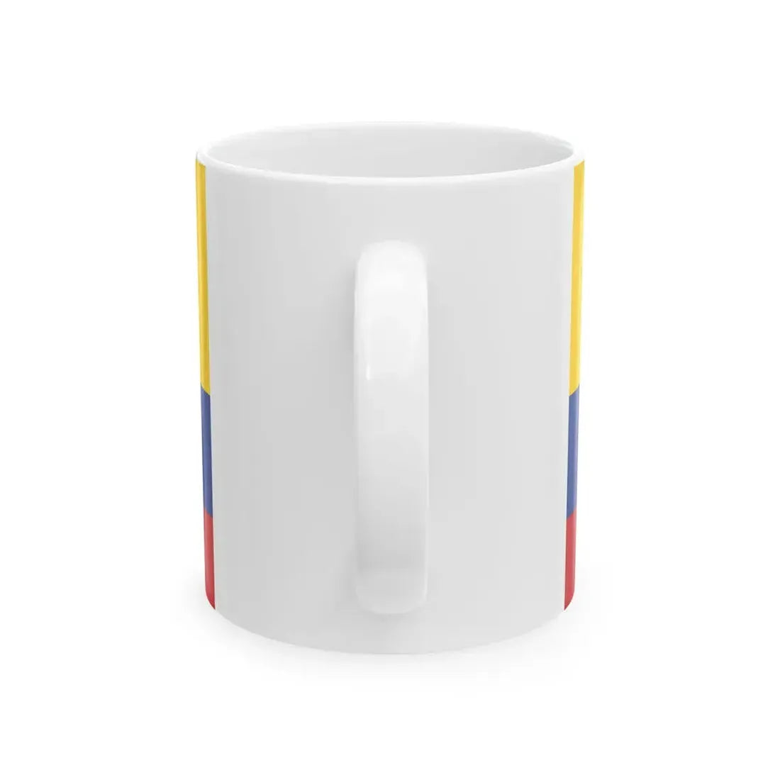 Flag of Sovereign State of Cundinamarca (Colombia) White Coffee Mug - Go Mug Yourself