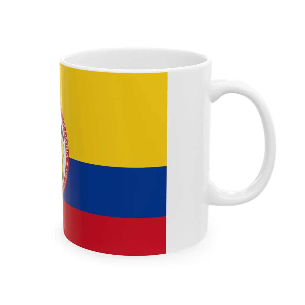 Flag of Sovereign State of Magdalena (Colombia) White Coffee Mug - Go Mug Yourself