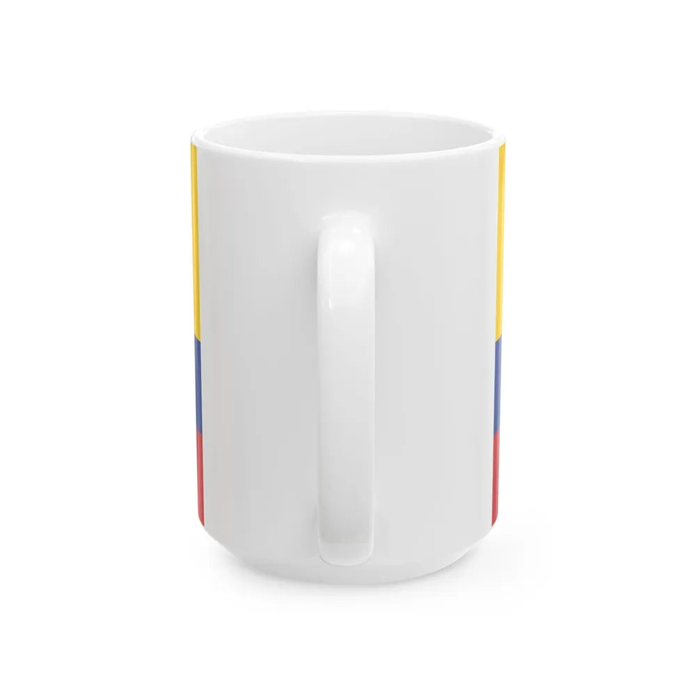 Flag of Sovereign State of Magdalena (Colombia) White Coffee Mug - Go Mug Yourself