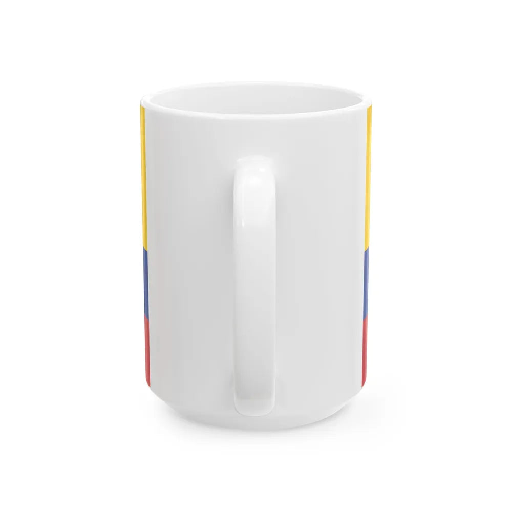 Flag of Sovereign State of Santander (Colombia) White Coffee Mug - Go Mug Yourself