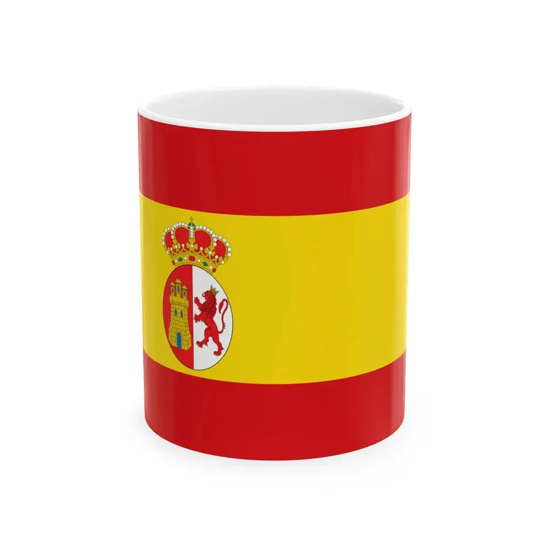 Flag of Spain 1785-1873 1875-1931 (Argentina) White Coffee Mug 11oz - Go Mug Yourself