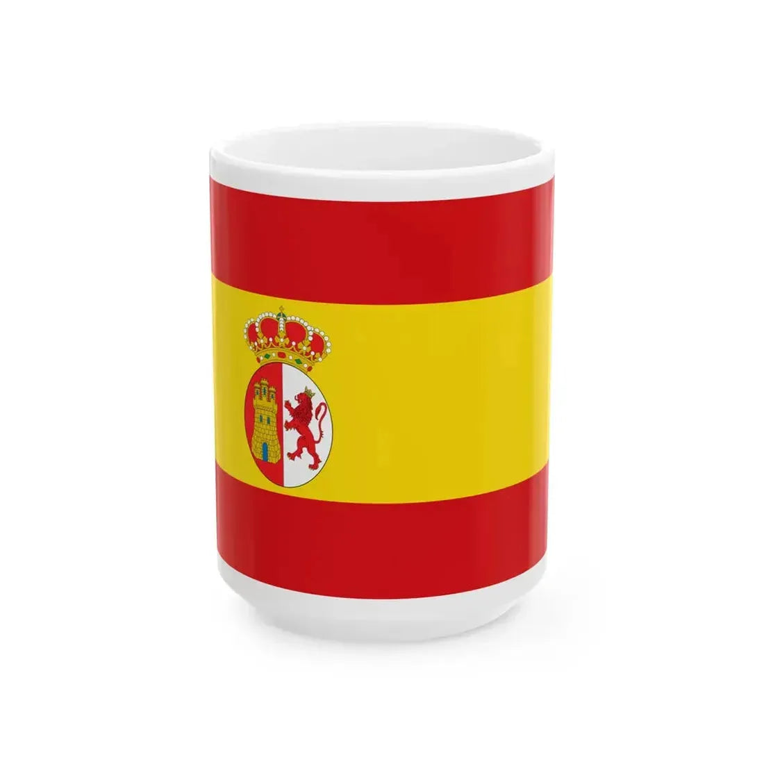 Flag of Spain 1785-1873 1875-1931 (Argentina) White Coffee Mug 15oz - Go Mug Yourself