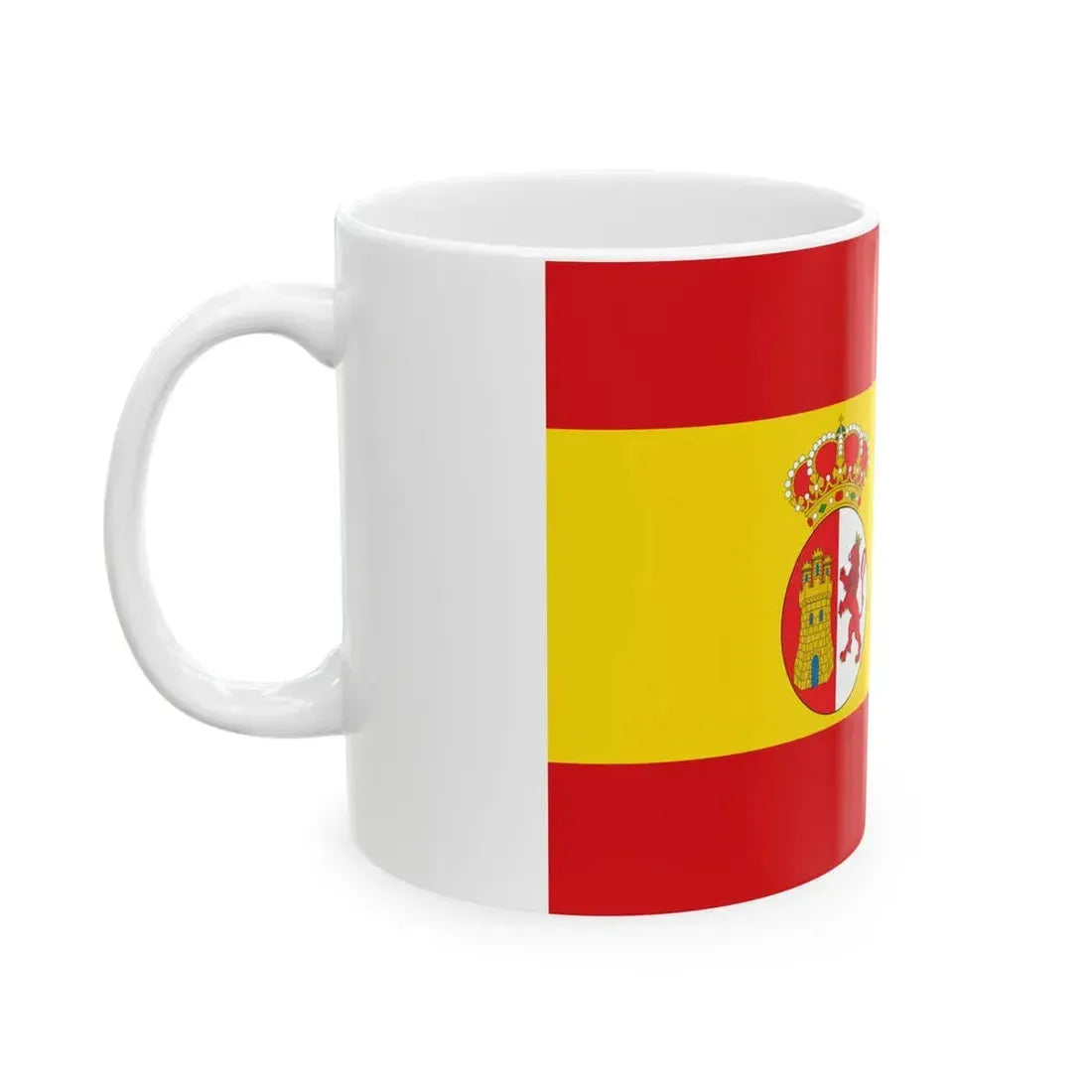 Flag of Spain 1785-1873 1875-1931 (Argentina) White Coffee Mug - Go Mug Yourself