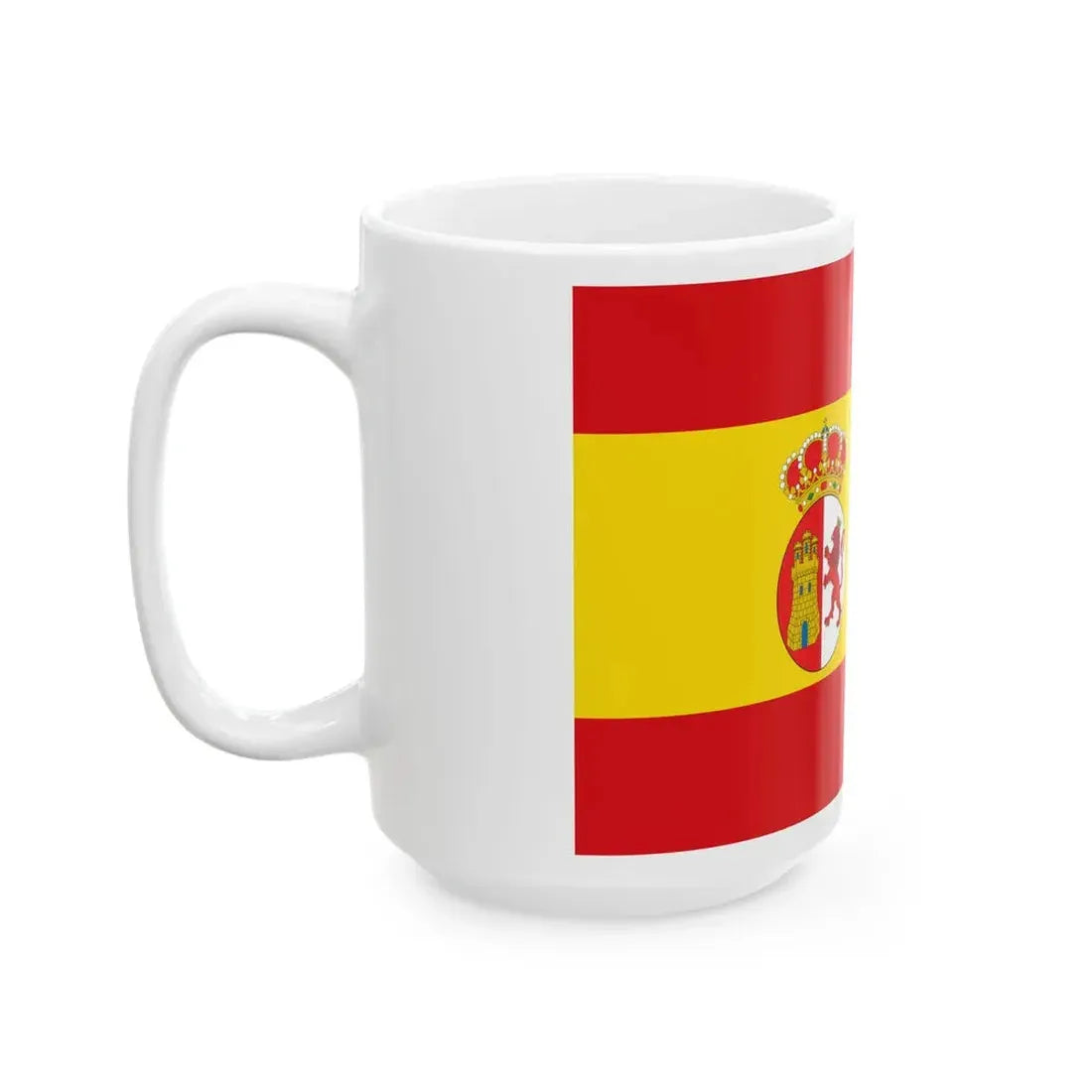 Flag of Spain 1785-1873 1875-1931 (Argentina) White Coffee Mug - Go Mug Yourself