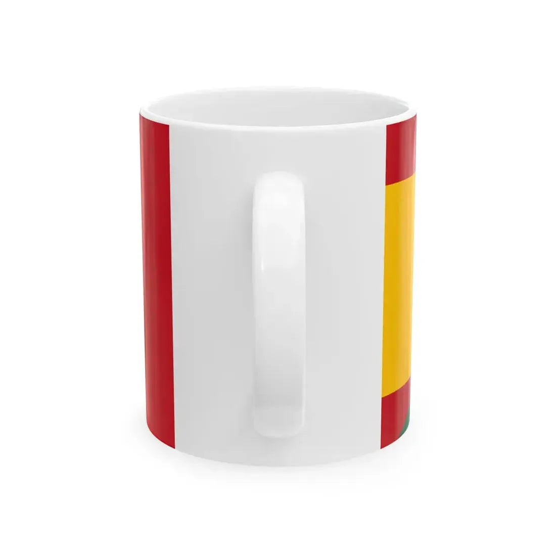 Flag of Spain and Mexico (Mexico) White Coffee Mug - Go Mug Yourself