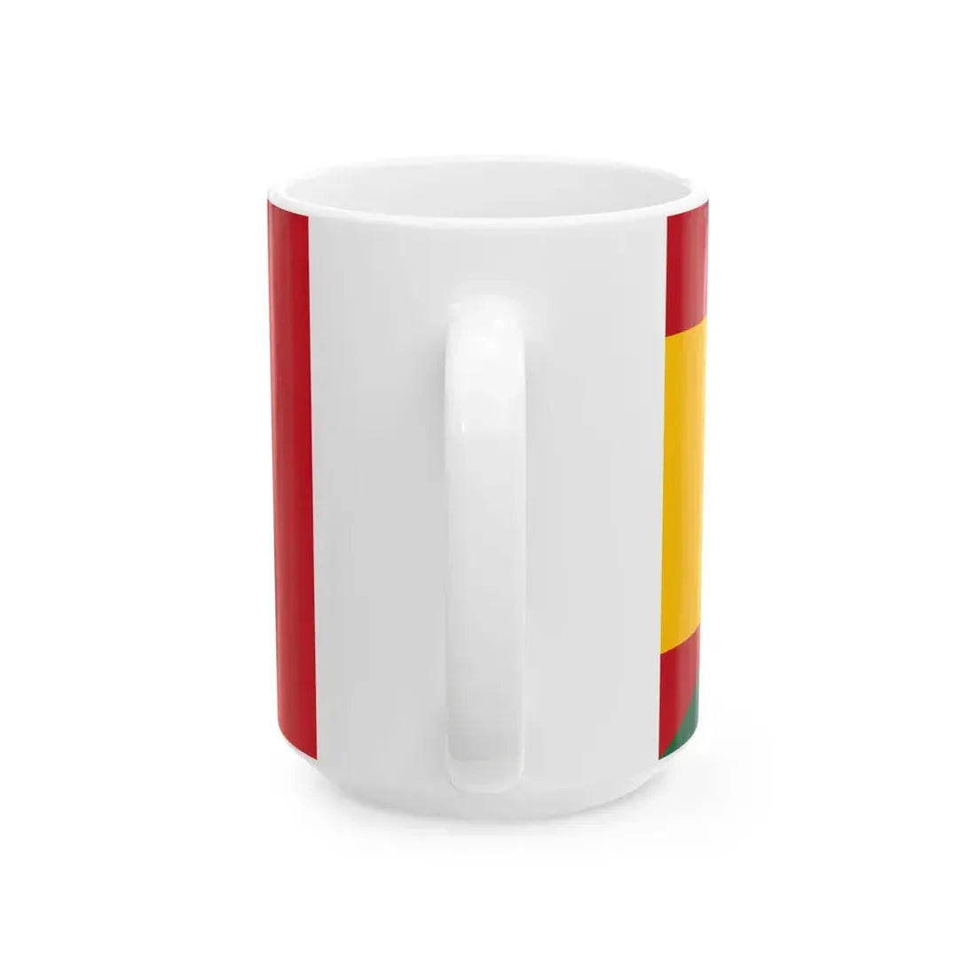 Flag of Spain and Mexico (Mexico) White Coffee Mug - Go Mug Yourself