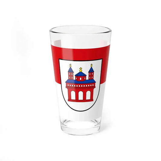 Flag of Speyer Germany - Pint Glass 16oz 16oz - Go Mug Yourself