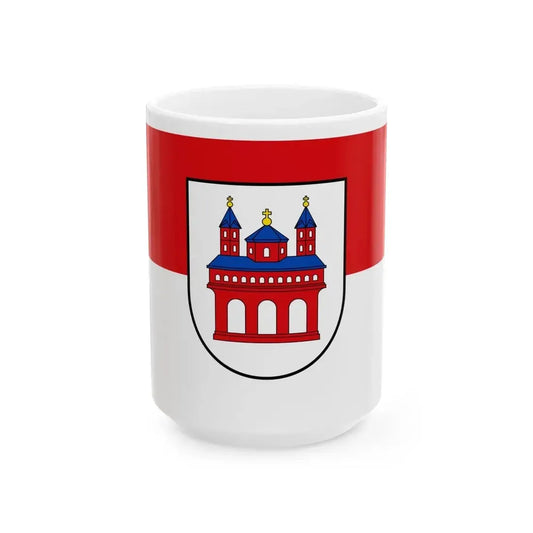 Flag of Speyer Germany - White Coffee Mug 15oz - Go Mug Yourself