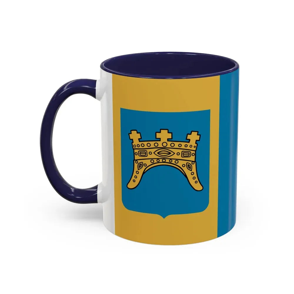 Flag of Split Dalmatia County Croatia - Accent Coffee Mug - Go Mug Yourself