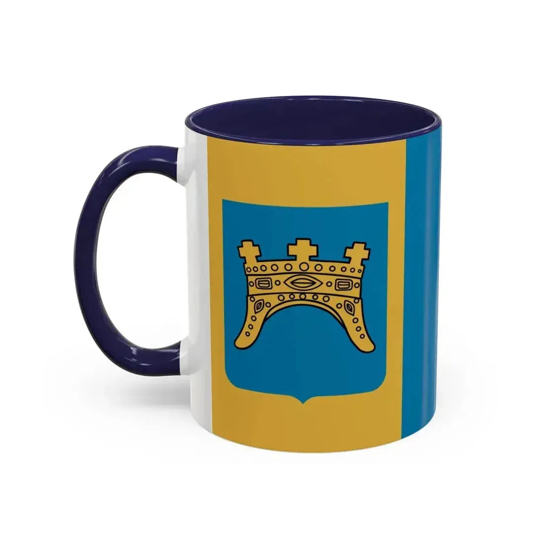 Flag of Split Dalmatia County Croatia - Accent Coffee Mug - Go Mug Yourself