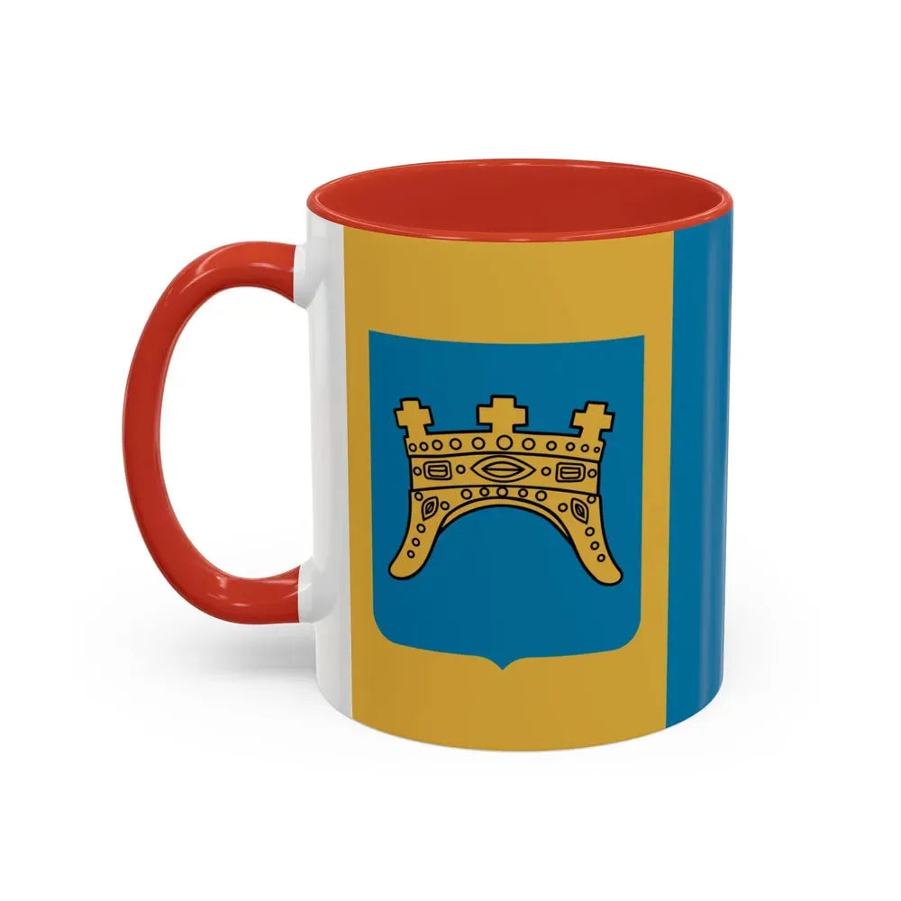Flag of Split Dalmatia County Croatia - Accent Coffee Mug - Go Mug Yourself