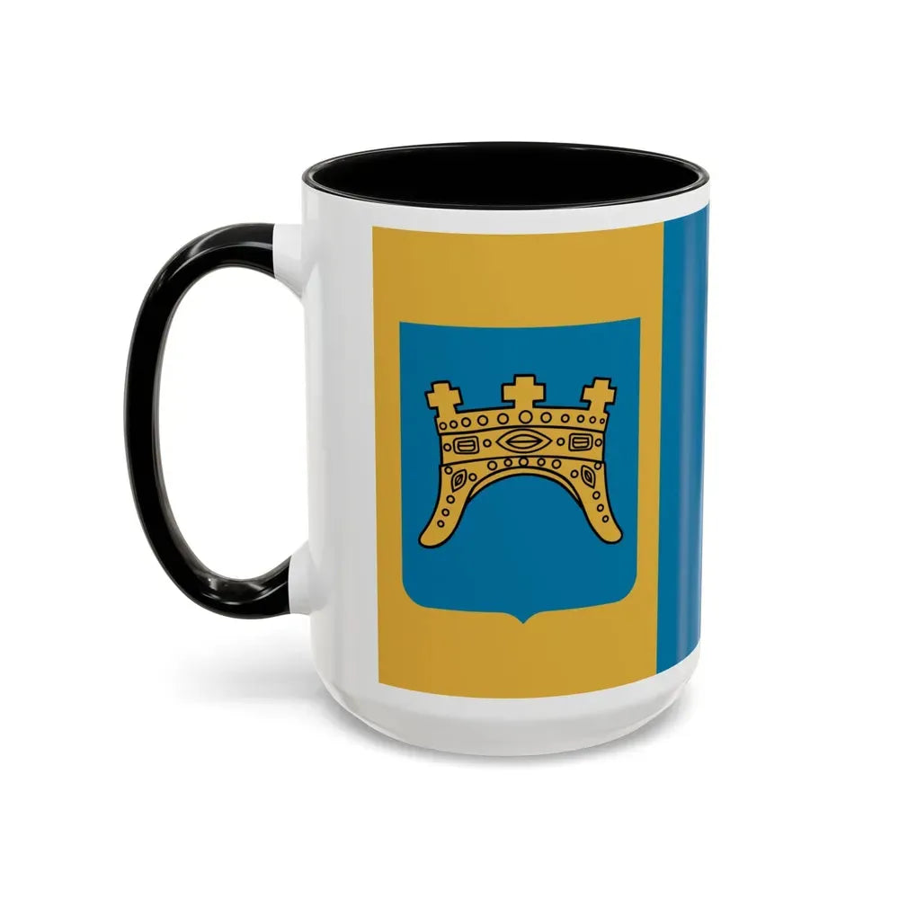 Flag of Split Dalmatia County Croatia - Accent Coffee Mug - Go Mug Yourself