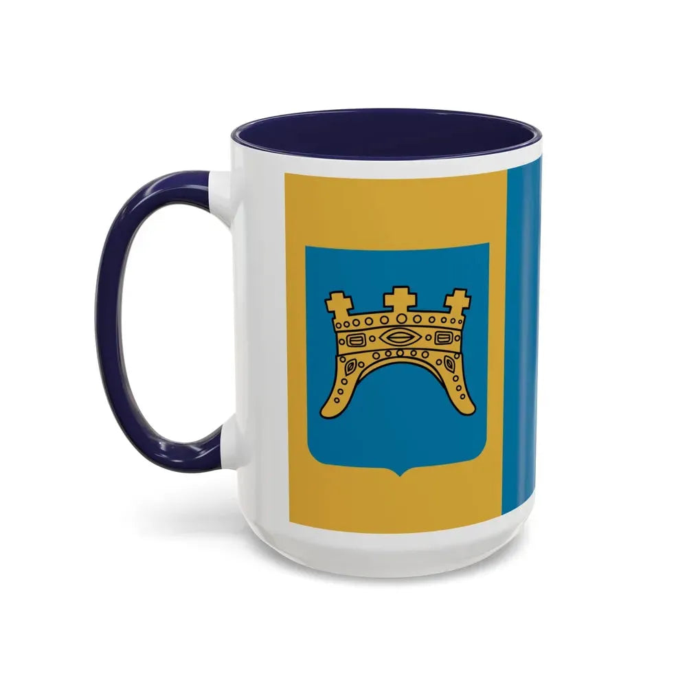 Flag of Split Dalmatia County Croatia - Accent Coffee Mug - Go Mug Yourself