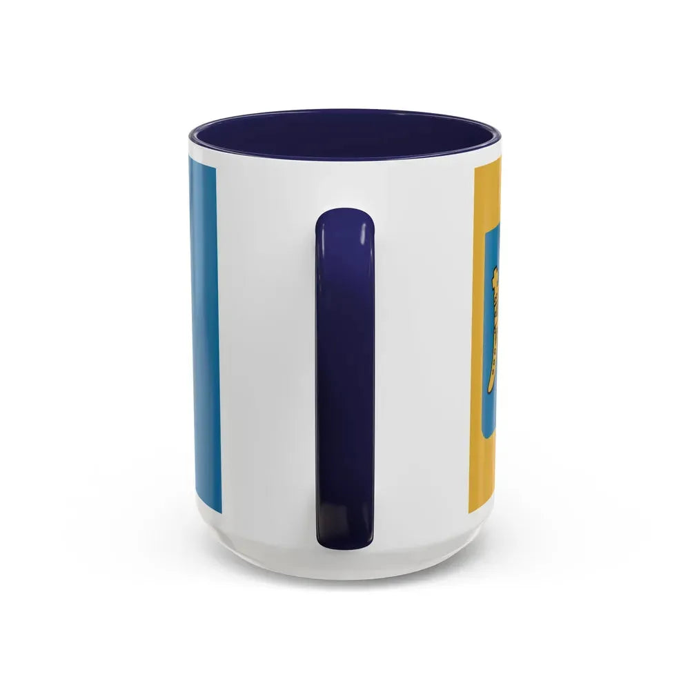 Flag of Split Dalmatia County Croatia - Accent Coffee Mug - Go Mug Yourself