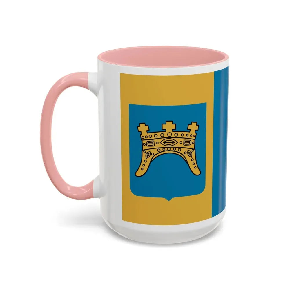 Flag of Split Dalmatia County Croatia - Accent Coffee Mug - Go Mug Yourself