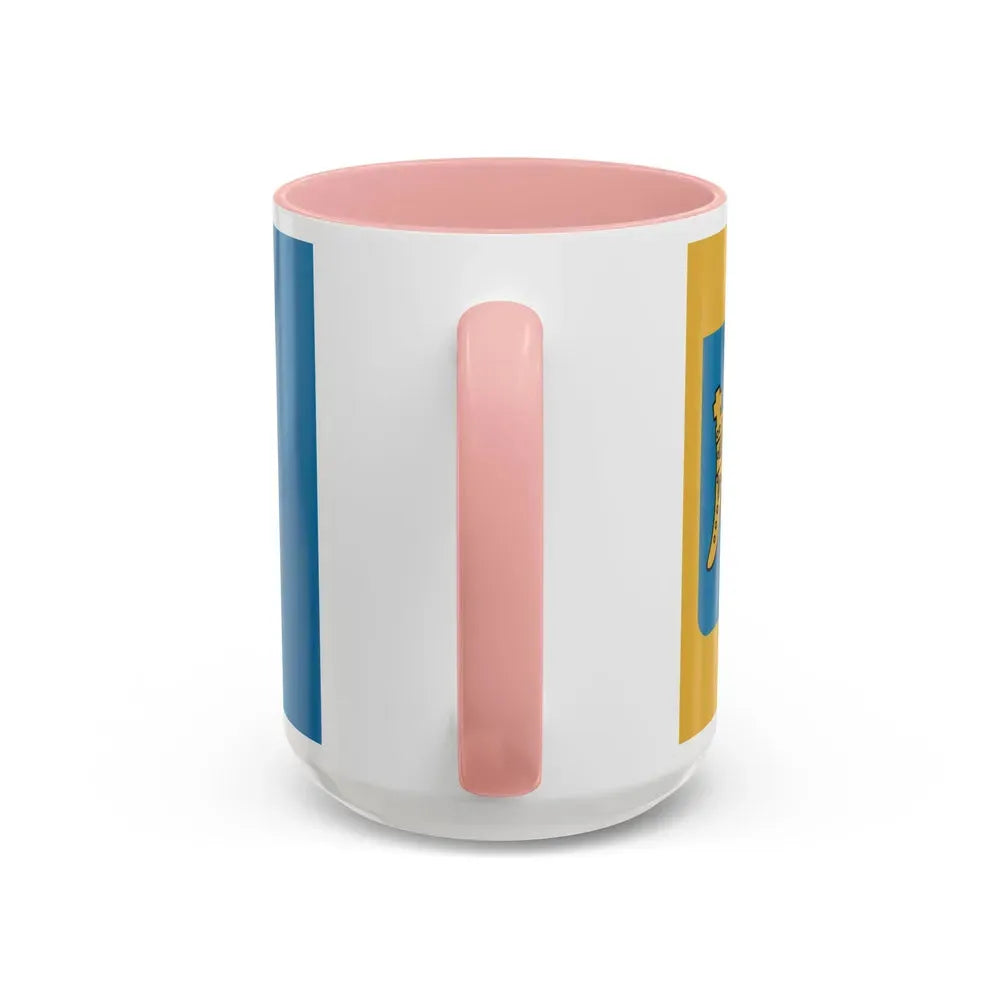 Flag of Split Dalmatia County Croatia - Accent Coffee Mug - Go Mug Yourself