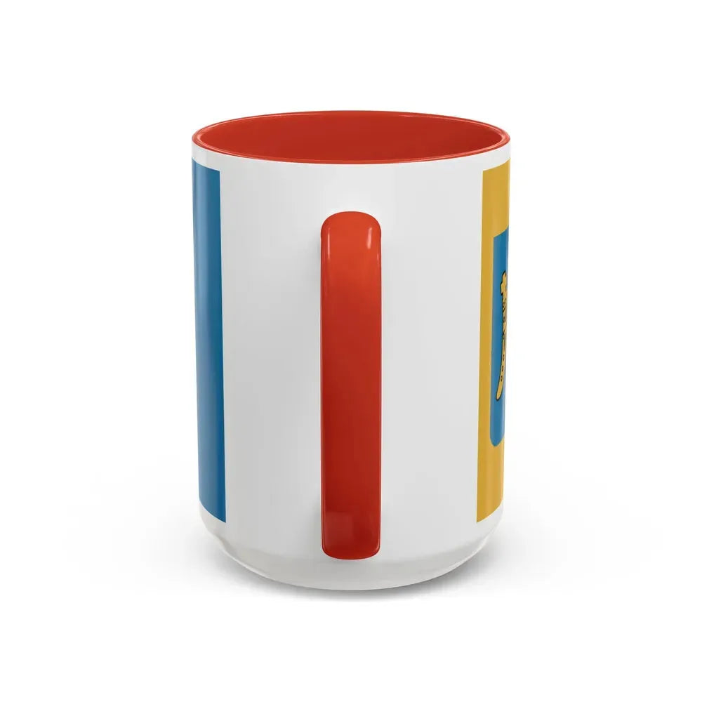 Flag of Split Dalmatia County Croatia - Accent Coffee Mug - Go Mug Yourself