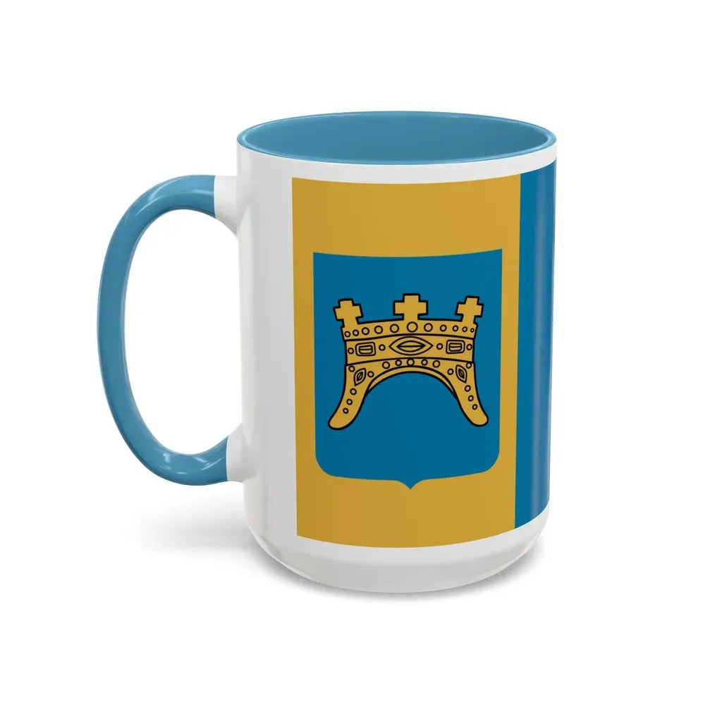 Flag of Split Dalmatia County Croatia - Accent Coffee Mug - Go Mug Yourself