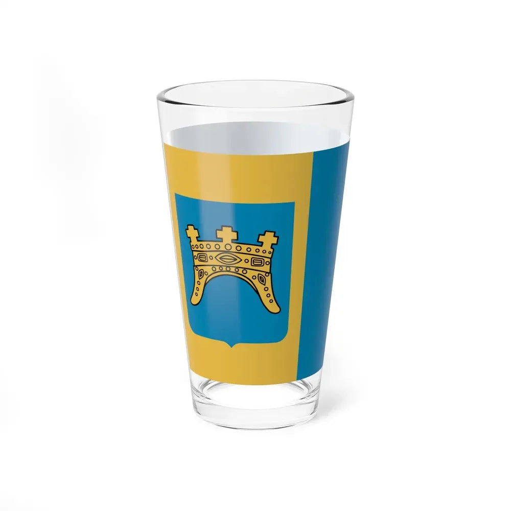 Flag of Split Dalmatia County Croatia - Pint Glass 16oz - Go Mug Yourself