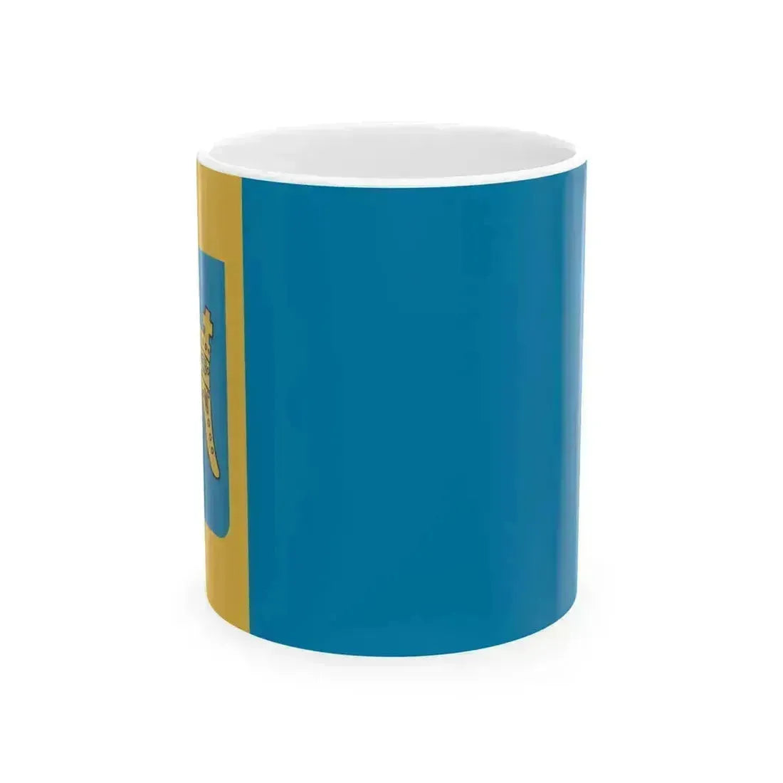 Flag of Split-Dalmatia County (Croatia) White Coffee Mug 11oz - Go Mug Yourself