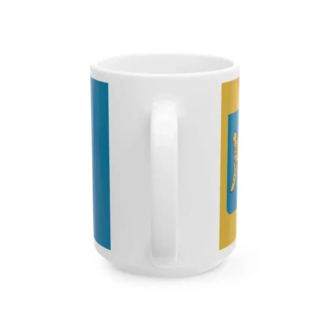 Flag of Split Dalmatia County Croatia - White Coffee Mug - Go Mug Yourself