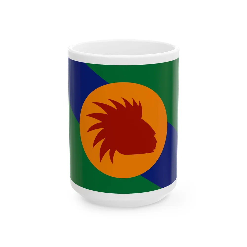 Flag of Spokane County Washington (United States) White Coffee Mug 15oz - Go Mug Yourself