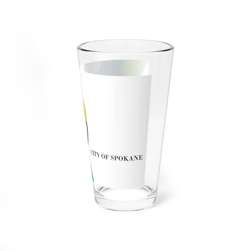 Flag of Spokane, Washington - Pint Glass 16oz - Go Mug Yourself