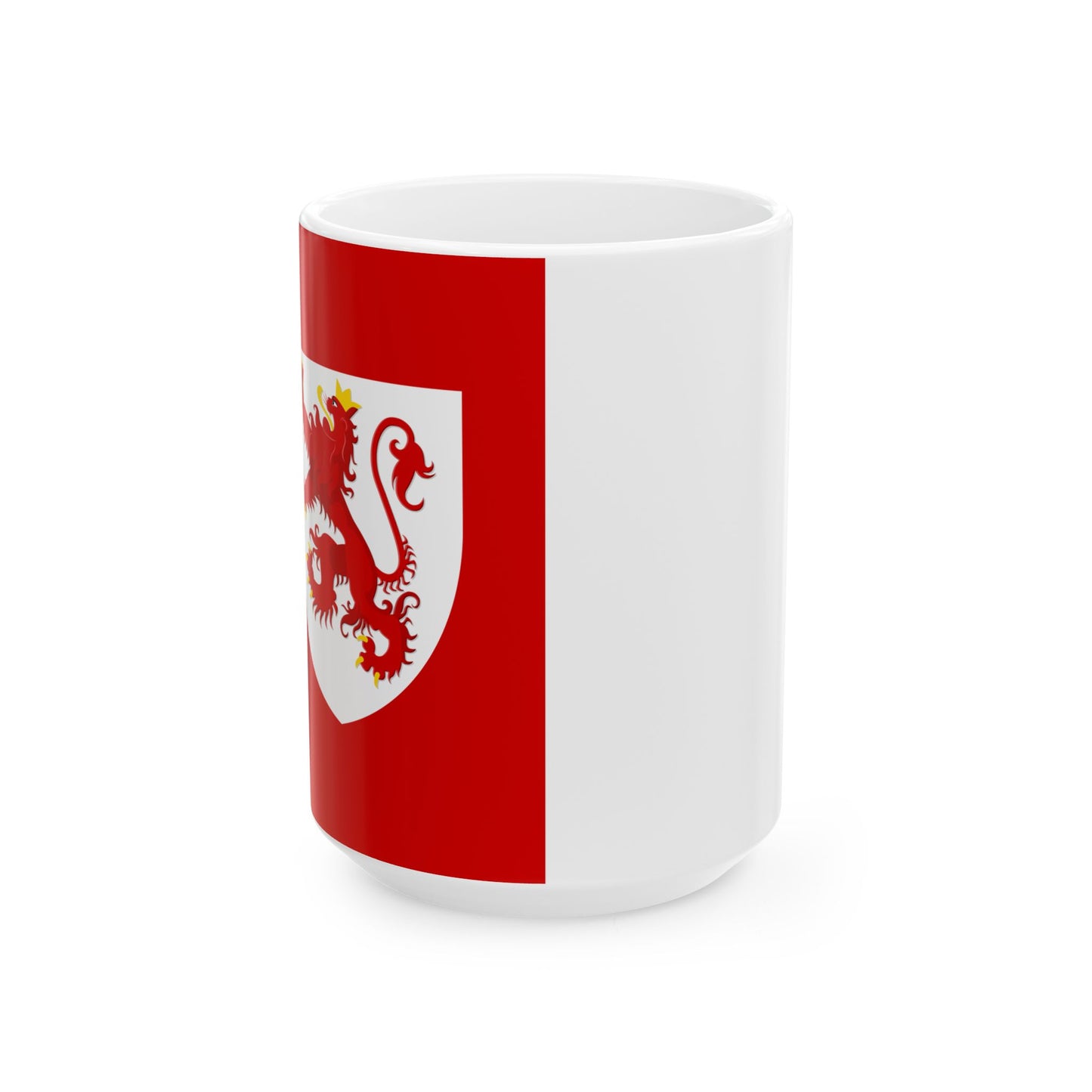 Flag of Sprimont (Belgium) White Coffee Mug-15oz-Go Mug Yourself