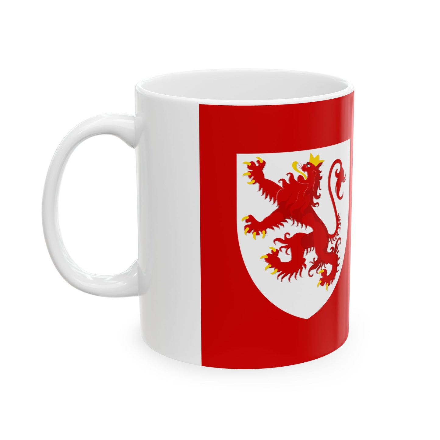 Flag of Sprimont (Belgium) White Coffee Mug-Go Mug Yourself