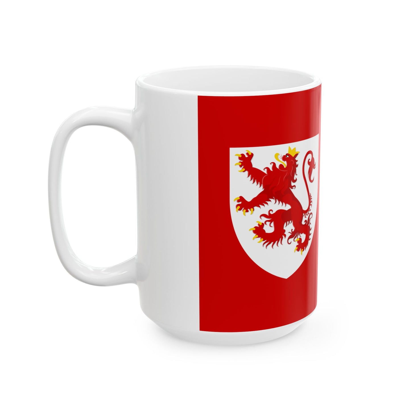 Flag of Sprimont (Belgium) White Coffee Mug-Go Mug Yourself