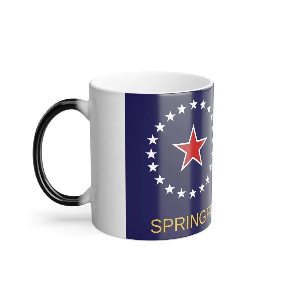 Flag of Springfield, Illinois - Color Changing Coffee Mug - Go Mug Yourself