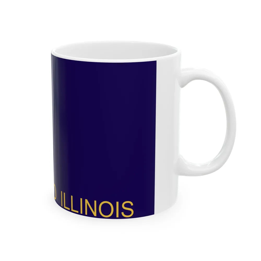 Flag of Springfield Illinois (United States) White Coffee Mug - Go Mug Yourself