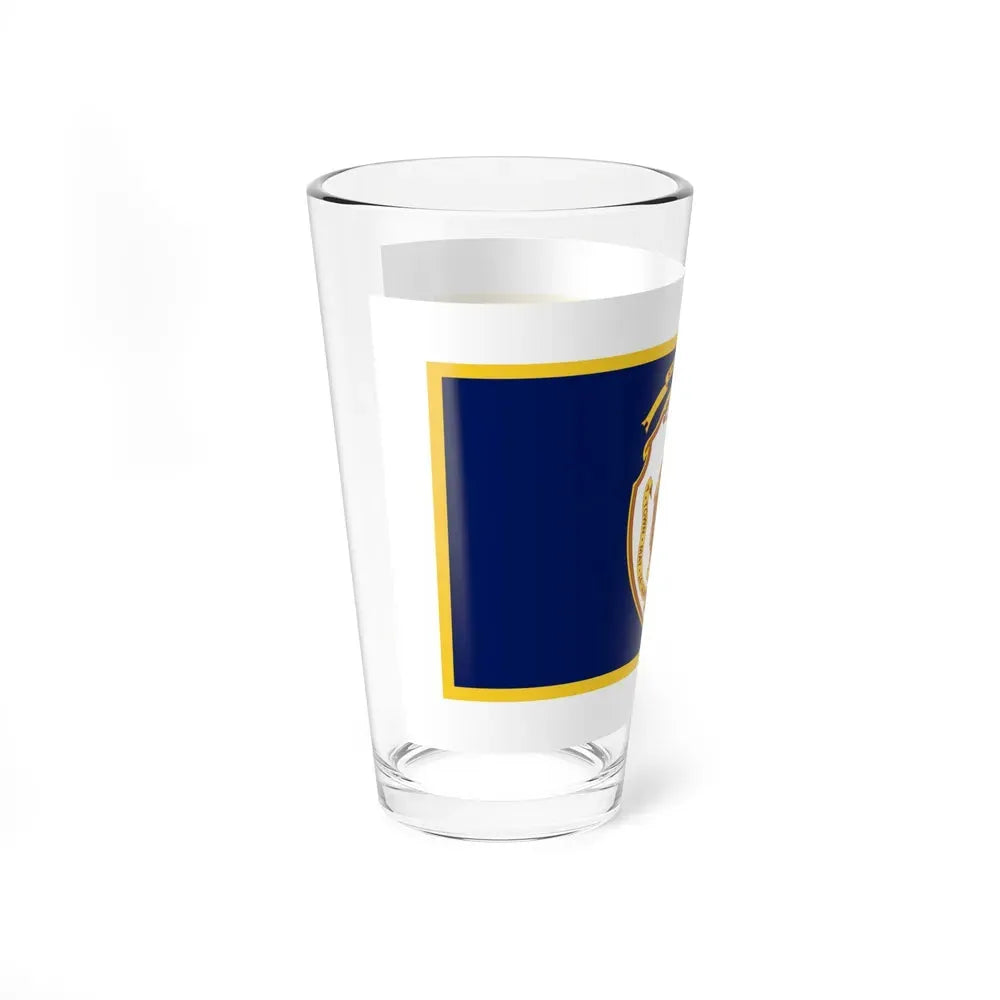 Flag of Springfield, Massachusetts - Pint Glass 16oz - Go Mug Yourself