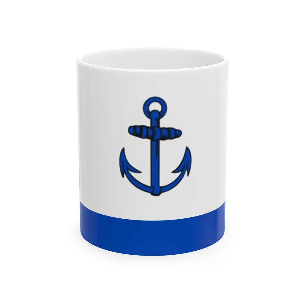 Flag of Squadron Commander of Cuba (Cuba) White Coffee Mug 11oz - Go Mug Yourself