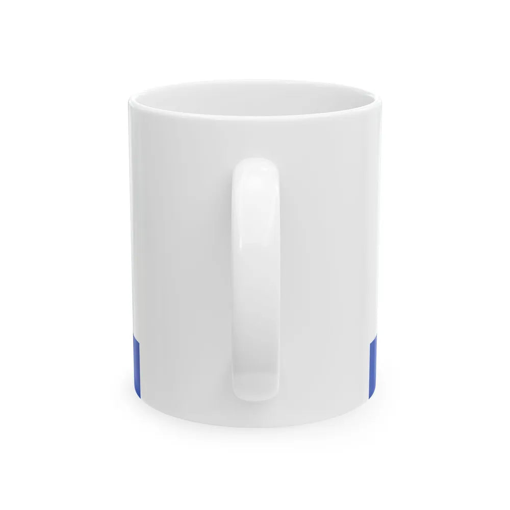 Flag of Squadron Commander of Cuba (Cuba) White Coffee Mug - Go Mug Yourself