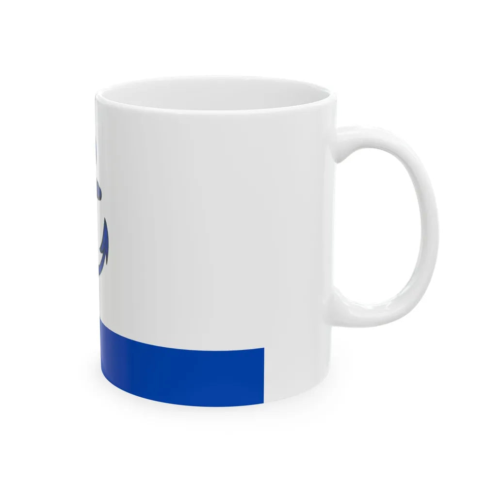 Flag of Squadron Commander of Cuba (Cuba) White Coffee Mug - Go Mug Yourself