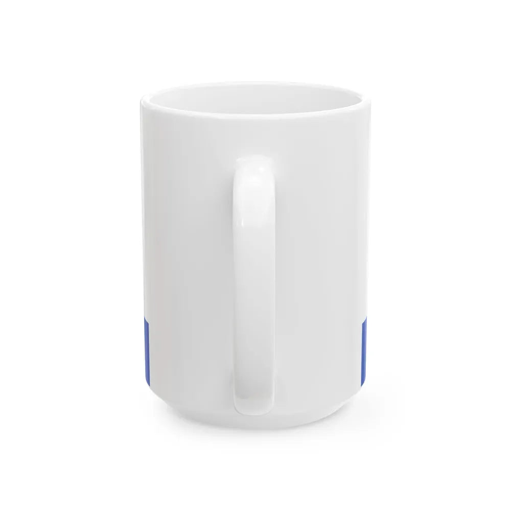 Flag of Squadron Commander of Cuba (Cuba) White Coffee Mug - Go Mug Yourself