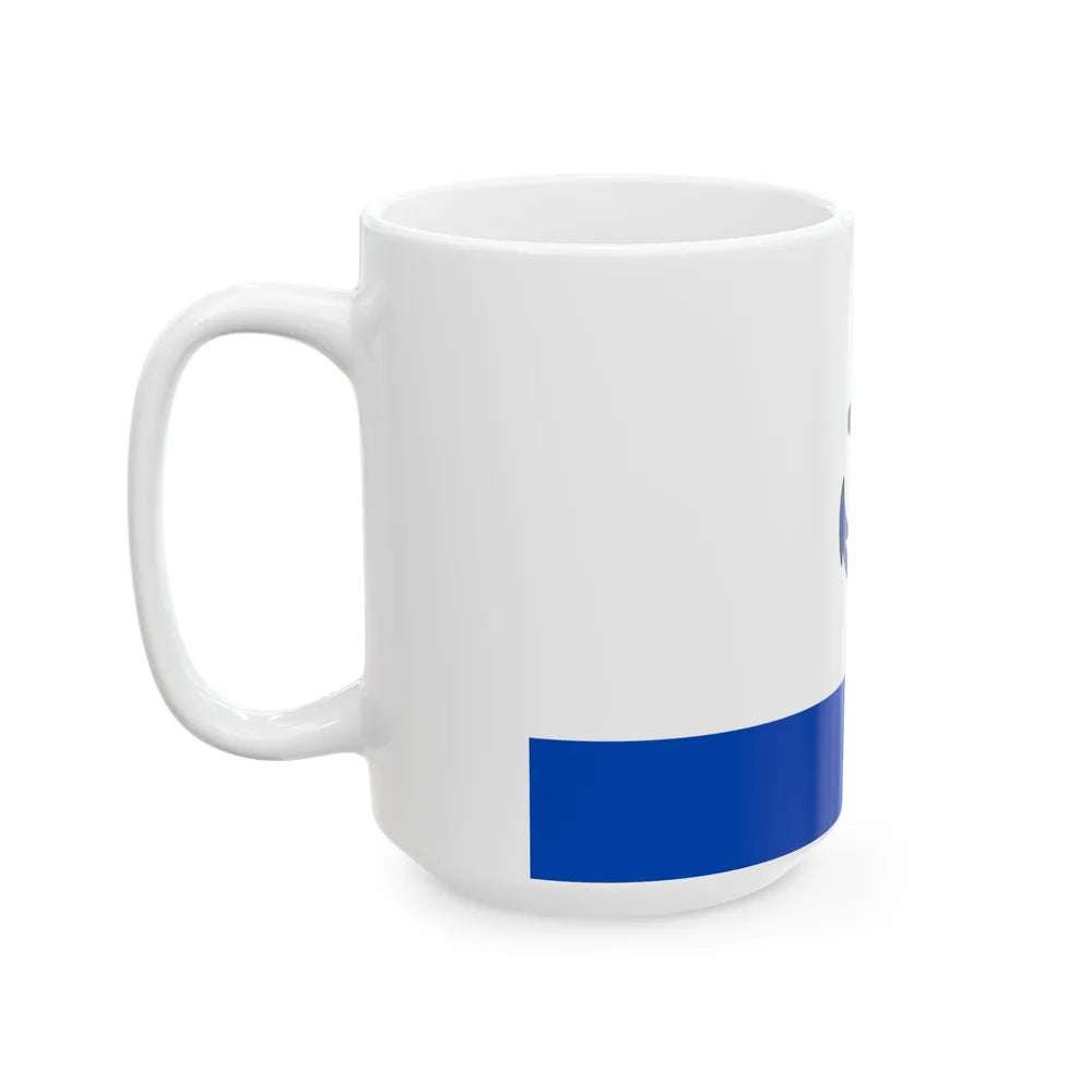 Flag of Squadron Commander of Cuba (Cuba) White Coffee Mug - Go Mug Yourself