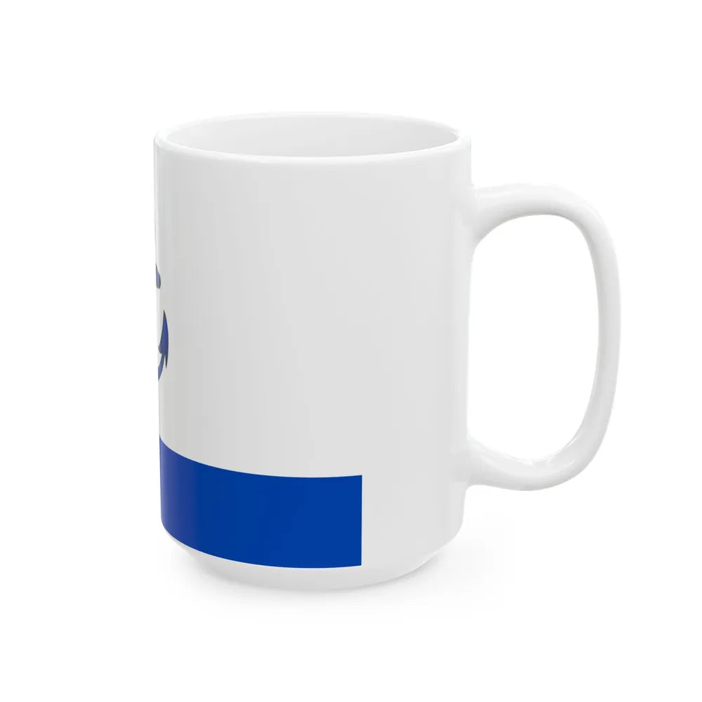 Flag of Squadron Commander of Cuba (Cuba) White Coffee Mug - Go Mug Yourself