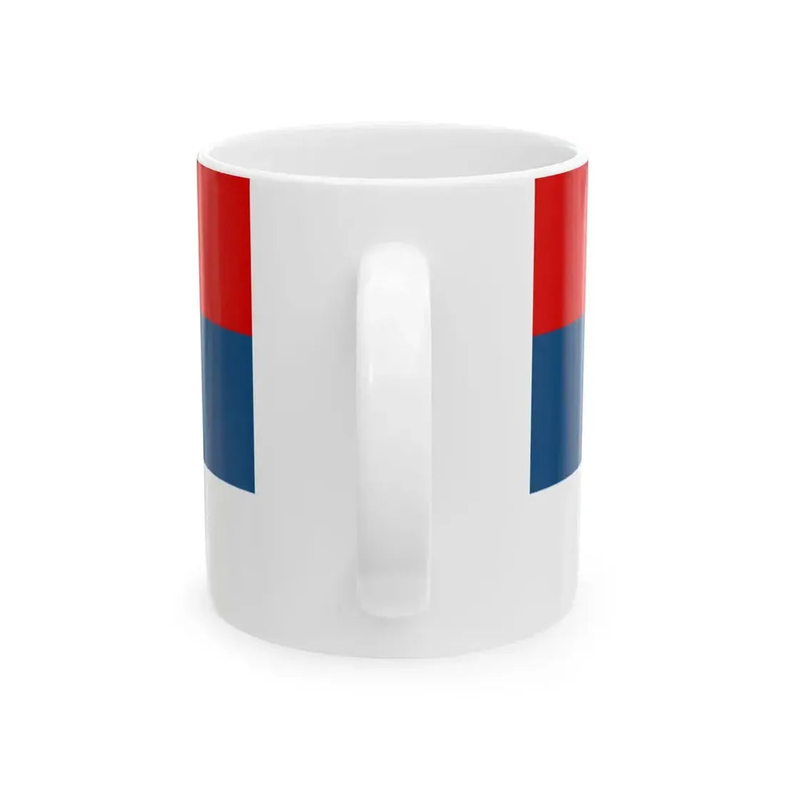 Flag of SR Montenegro 1946-1993 (Montenegro) White Coffee Mug - Go Mug Yourself