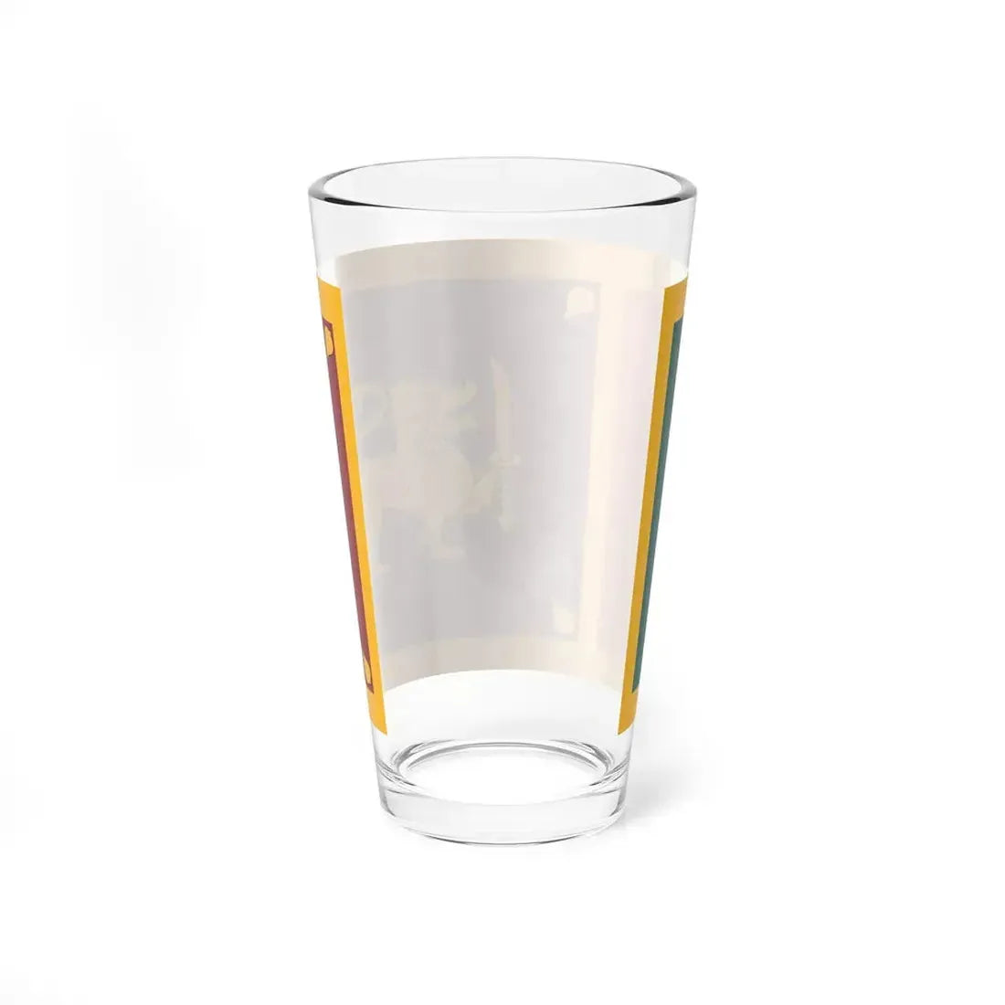 Flag of Sri Lanka 3-2 (Sri Lanka) Pint Glass 16oz - Go Mug Yourself