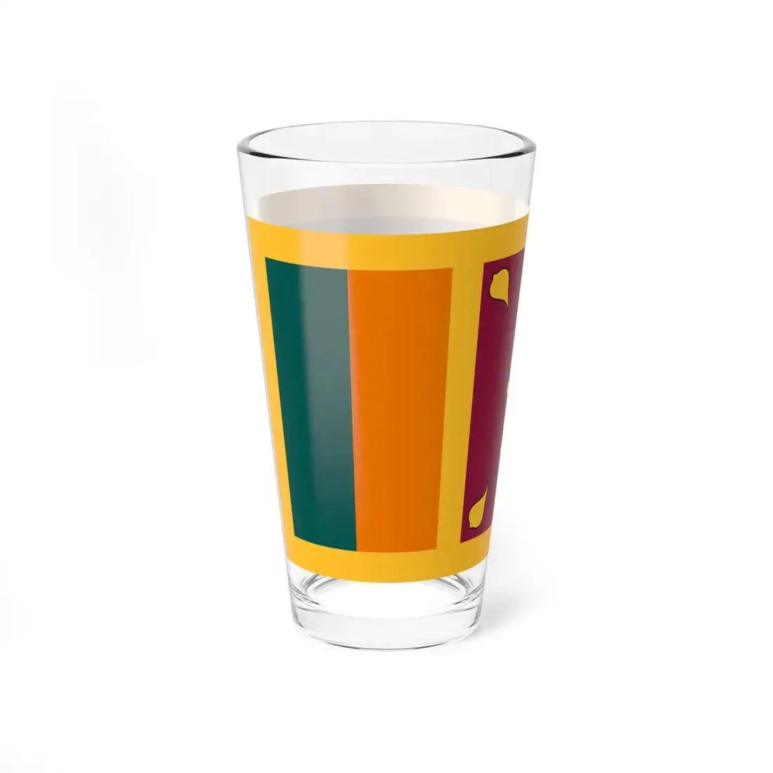 Flag of Sri Lanka (Sri Lanka) Pint Glass 16oz - Go Mug Yourself