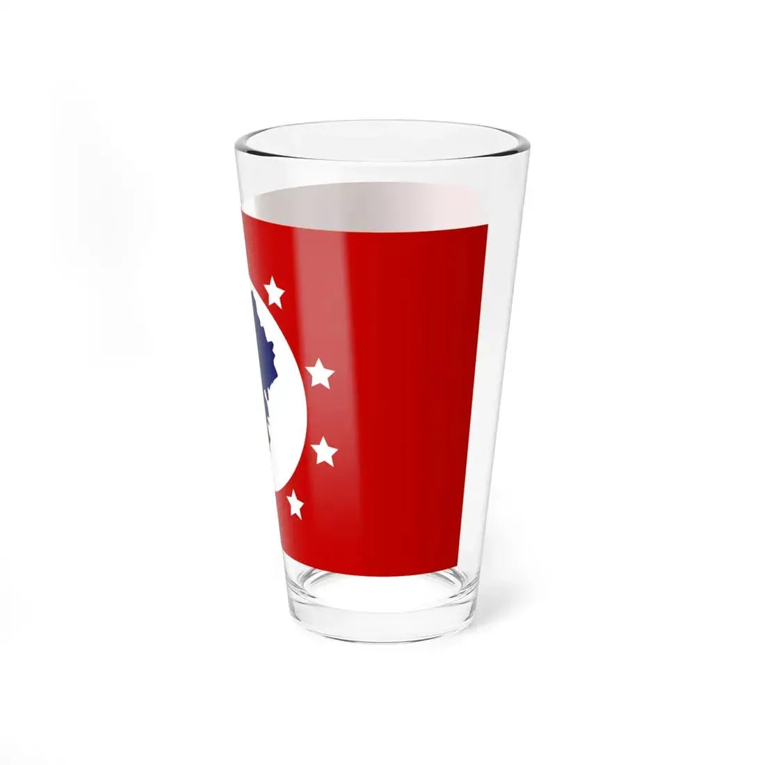 Flag of St. Clair County Alabama (United States) Pint Glass 16oz - Go Mug Yourself